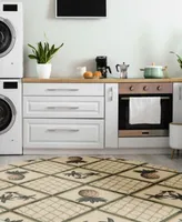 D Style Vertes Kitchen Vrt7 Area Rug