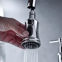 Streamdale Furniture Bridge Kitchen Faucet With Pulldown Spray Head In Spot