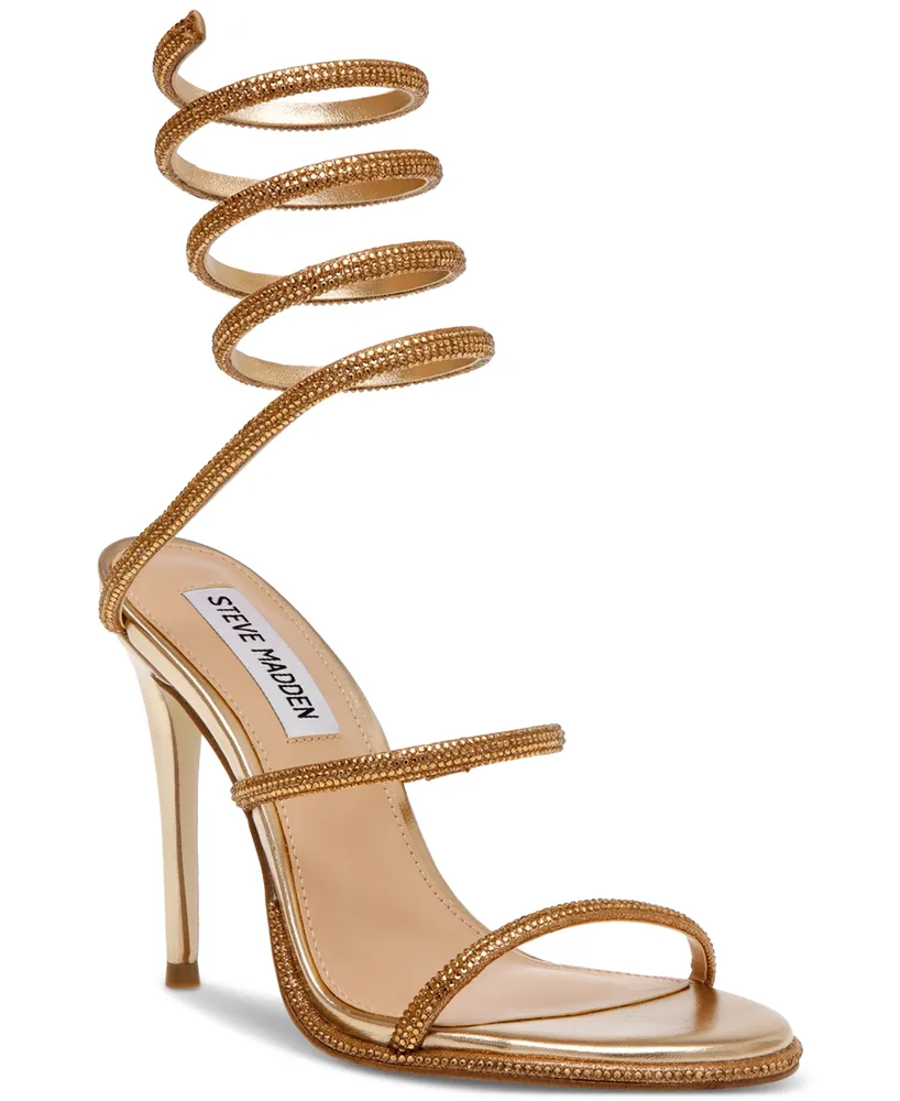 Steve Madden Women's Exotica Leg Coil Dress Sandals