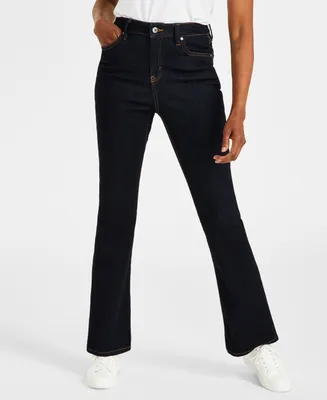 Style & Co Petite High-Rise Bootcut Denim Jeans, Created for Macy's
