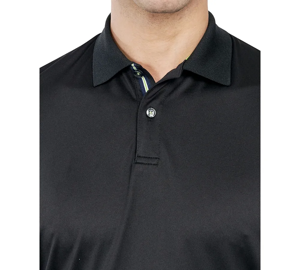 Society Of Threads Men's Regular Fit Solid Performance Polo Shirt