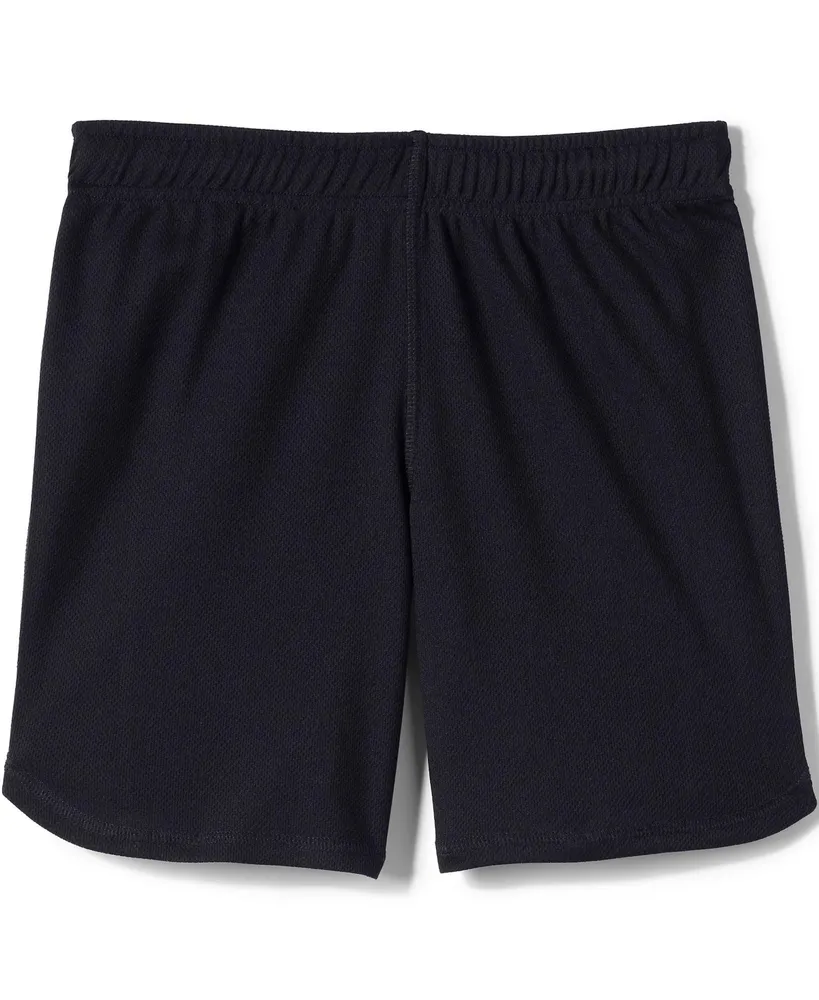 Lands' End Girls School Uniform Mesh Gym Shorts