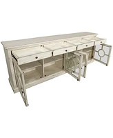 Radius 2PC Console Set (96"Console and Hutch)