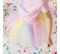 Sweet Wink Little and Big Girls Pastel Fairy Tutu Skirt