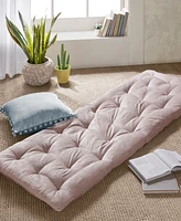 Intelligent Design Edelia Poly Chenille Lounge Floor Pillow, 27 "x 74"