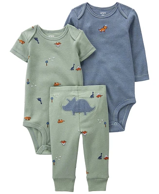 Carter's Baby Boys 3-Piece Bodysuits and Pants Set