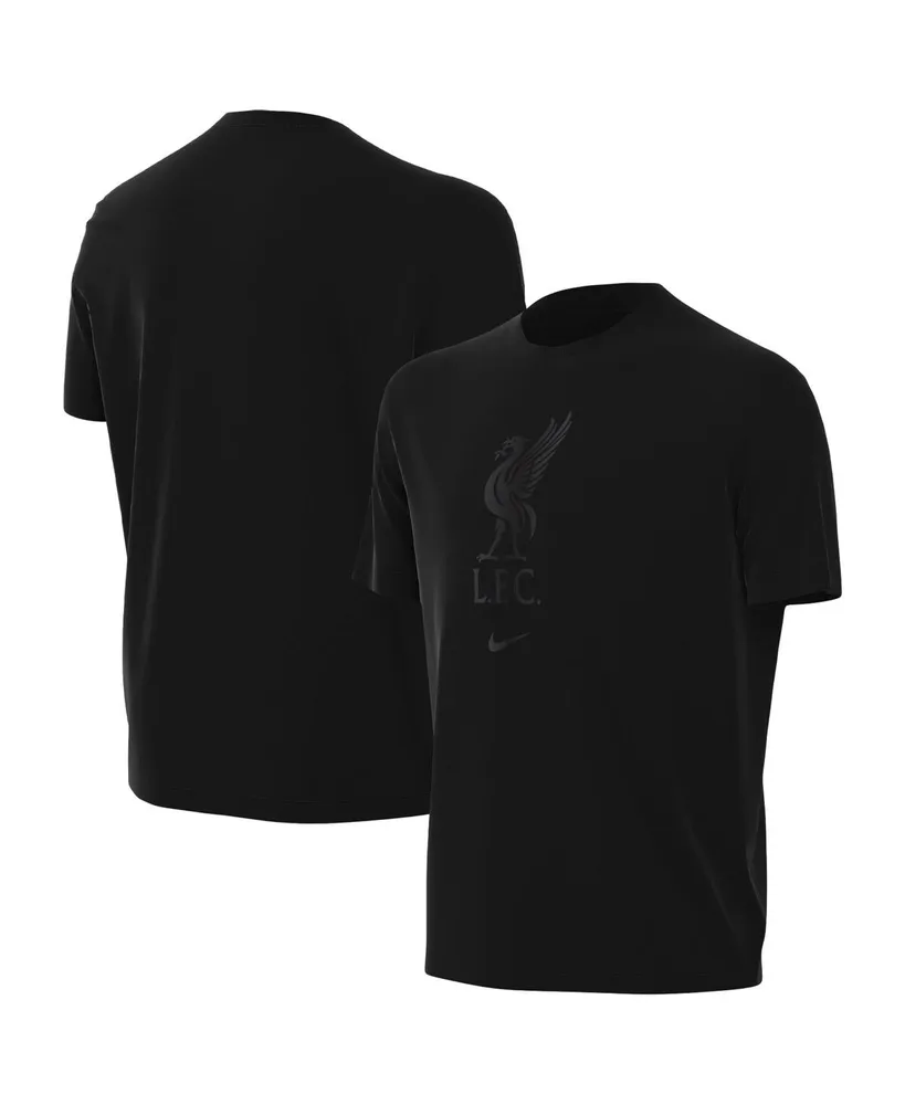 Big Boys and Girls Nike Black Liverpool Crest T-shirt