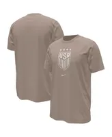 Men's Nike Tan Uswnt Crest T-shirt