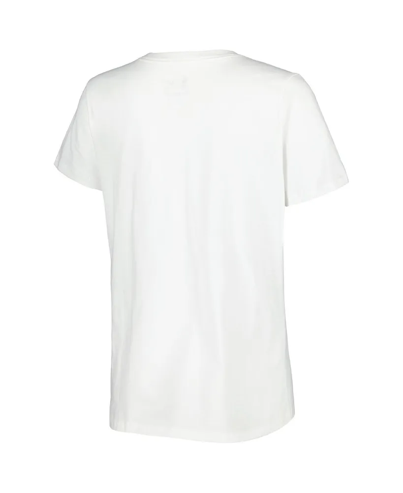 Women's Nike White Brooklyn Nets 2022/23 City Edition Essential V-Neck T-shirt