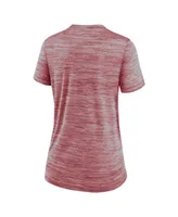 Women's Nike Red Arizona Diamondbacks Authentic Collection Velocity Practice Performance V-Neck T-shirt