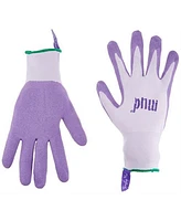 Protective Industrial Products Mud Simply Mud Women's Nylon Garden Gloves, Passion Fruit, Size M