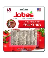 Jobes 6-18-6 Time Release Fertilizer Spikes for All Tomato Plants, 18 Spikes