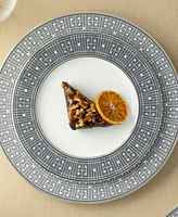 Noritake Infinity Graphite 4 Piece Salad Plate Set, Service for 4