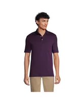 Lands' End Men's Tall Short Sleeve Super Soft Supima Polo Shirt with Pocket
