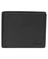 Mancini Men's Buffalo Rfid Secure Wallet with Coin Pocket