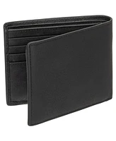 Mancini Men's Buffalo Rfid Secure Wallet with Coin Pocket