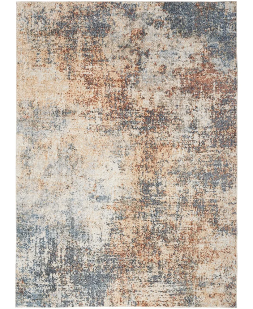 Nourison Home Astra Machine Washable ASW07 6'7" x 9' Area Rug