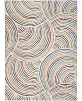 Nourison Home Astra Machine Washable ASW08 5'3" x 7' Area Rug
