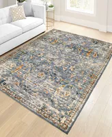 Orian Imperial Ankara Field Distressed 5'3" x 7'6" Area Rug