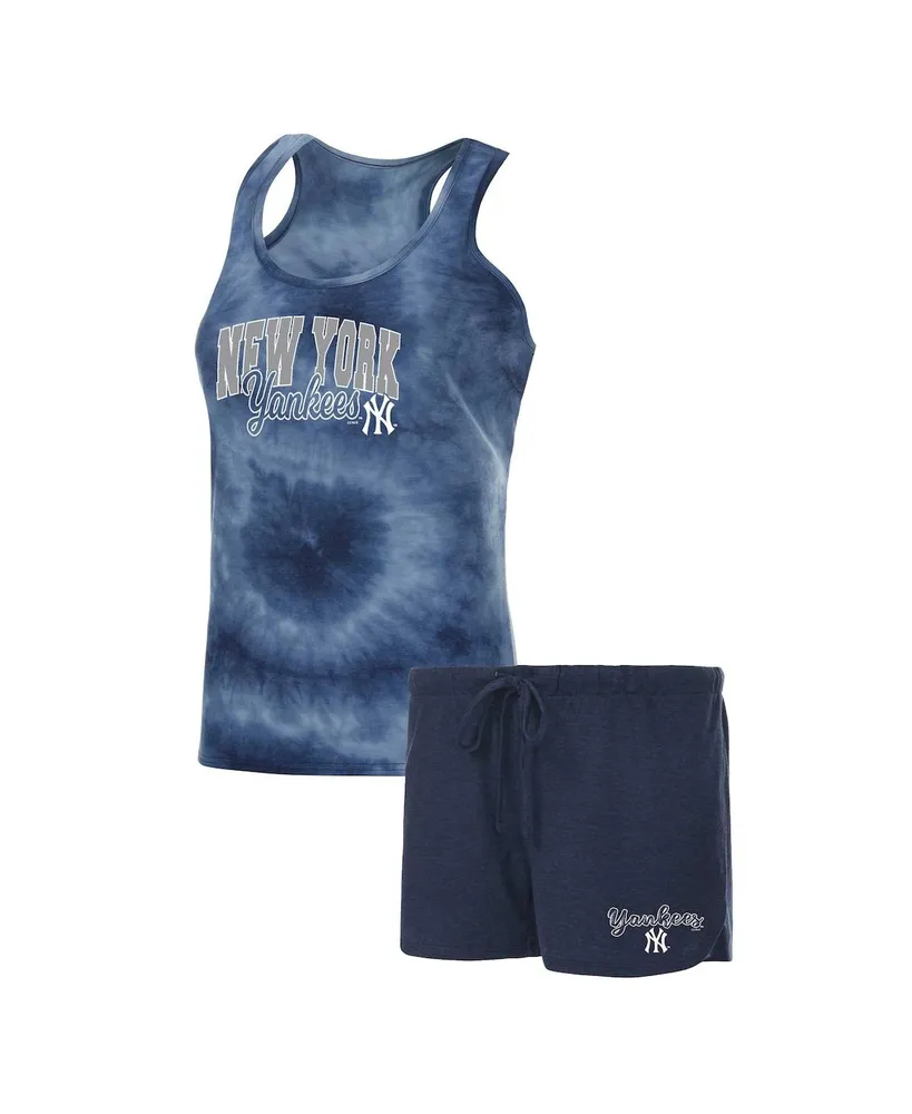 Women's Concepts Sport Navy New York Yankees Billboard Racerback Tank and Shorts Sleep Set