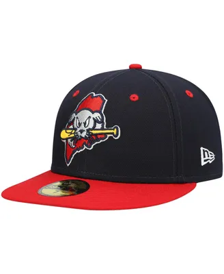 Men's New Era Navy Portland Sea Dogs Authentic Collection Team Alternate 59FIFTY Fitted Hat