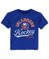 Toddler Boys and Girls Royal New York Islanders Take the Lead T-shirt