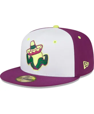 Men's New Era White Cedar Rapids Kernels Copa De La Diversion 59FIFTY Fitted Hat