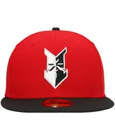 Men's New Era Red Indianapolis Indians Authentic Collection Team Home 59FIFTY Fitted Hat