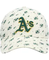 Women's New Era Cream Oakland Athletics Chrome Bloom 9TWENTY Adjustable Hat