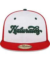 Men's New Era White Northwest Arkansas Naturals Copa De La Diversion 59FIFTY Fitted Hat