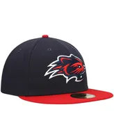 Men's New Era Navy Hampshire Fisher Cats Authentic Collection Road 59FIFTY Fitted Hat