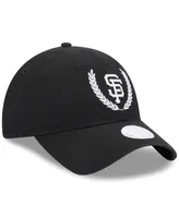 Women's New Era Black San Francisco Giants Leaves 9TWENTY Adjustable Hat