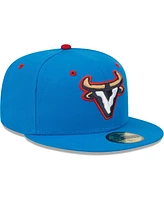 Men's New Era Blue Visalia Rawhide Copa De La Diversion 59FIFTY Fitted Hat