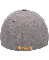 Men's Hurley Heather Gray H2O-Dri Pismo Flex Fit Hat