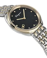 Salvatore Ferragamo Women's Swiss Cuir Two-Tone Stainless Steel Bracelet Watch 34mm