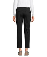 Lands' End Women's Flex Mid Rise Pull On Crop Pants