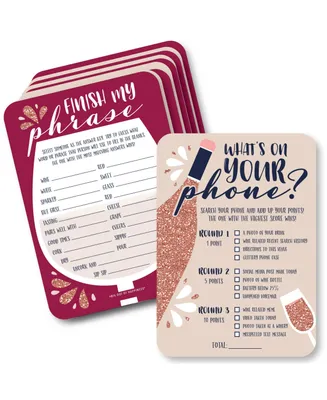 But First, Wine 2-in-1 Wine Tasting Party Cards Activity Duo Games 20 Ct