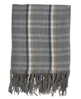 Saro Lifestyle Plaid Throw