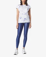 Andrew Marc Sport Women's Floral Printed Crew T-Shirt