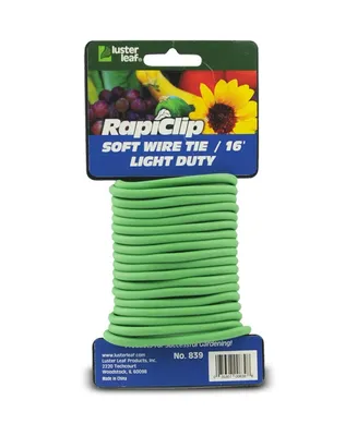 Luster Leaf Inc Luster Leaf 856 Rapiclip Vinyl Stretch Plant Wire Tie, Green