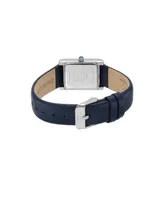 Porsamo Bleu Women's Karolina Diamond Genuine Leather Band Watch 1081BKAL