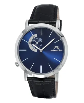 Porsamo Bleu Men's Parker Genuine Leather Band Watch 832CPAL