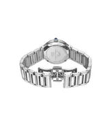 Porsamo Bleu Women's Luna Stainless Steel Bracelet Watch 1191ASTS