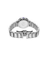 Porsamo Bleu Women's Luna Stainless Steel Bracelet Watch 1181ALUS