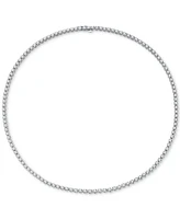 Men's Diamond 22" Link Necklace (10 ct. t.w.) in 10k White Gold