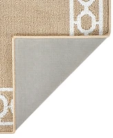 Jean Pierre Christine Trellis Border Tufted Runner Rug