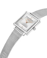 Kenneth Cole New York Women's Quartz Classic Silver-Tone Stainless Steel Watch 29mm