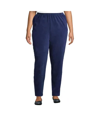 Lands' End Women's Sport Knit High Rise Corduroy Pants