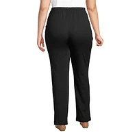 Lands' End Plus Sport Knit High Rise Pants