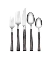 Oneida Coronado Charcoal 5 Piece Everyday Flatware Place Setting, Service For 1